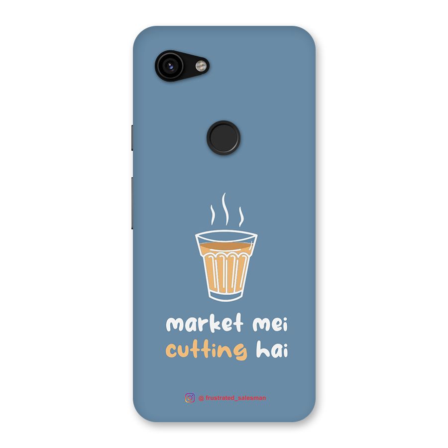 Market Mei Cutting Hai SteelBlue Back Case for Google Pixel 3a
