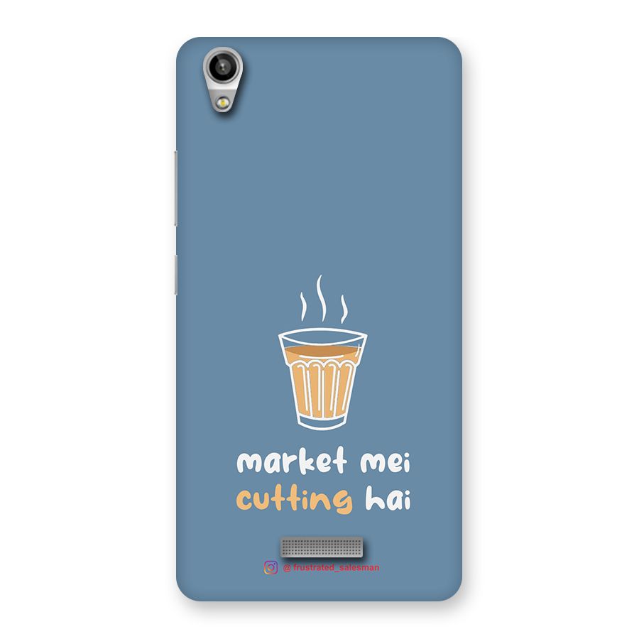 Market Mei Cutting Hai SteelBlue Back Case for Lava-Pixel-V1