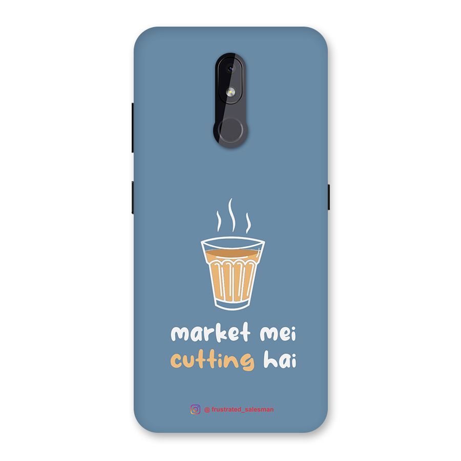 Market Mei Cutting Hai SteelBlue Back Case for Nokia 3.2