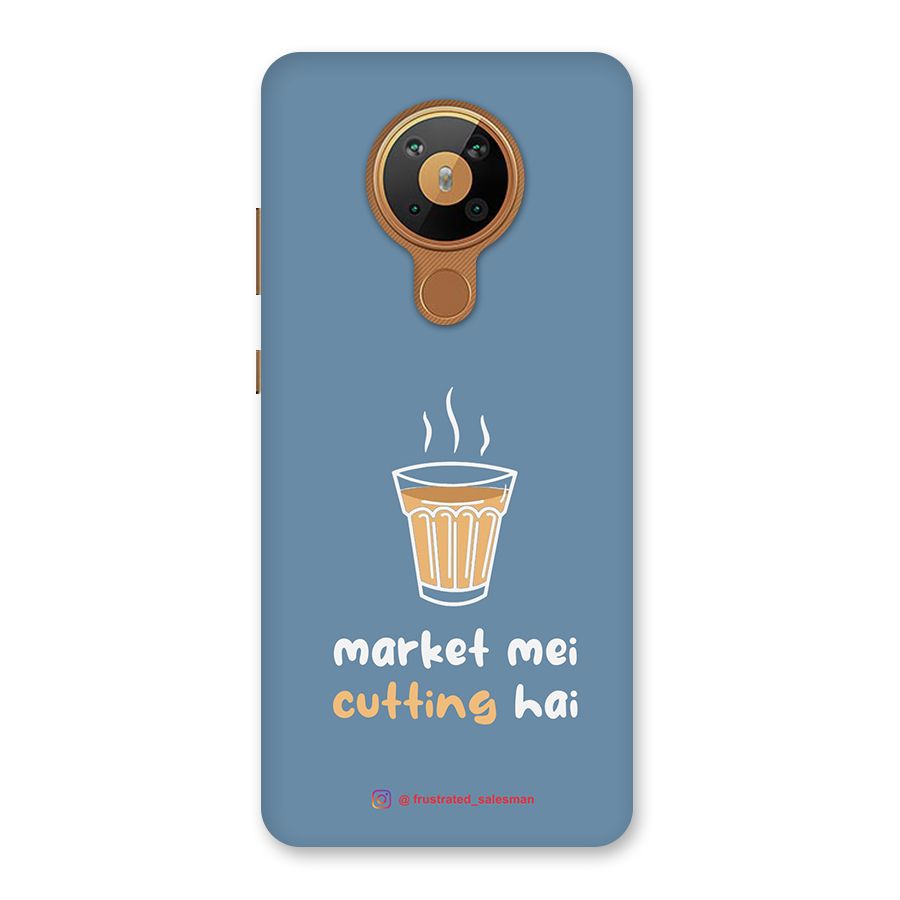 Market Mei Cutting Hai SteelBlue Back Case for Nokia 5.3