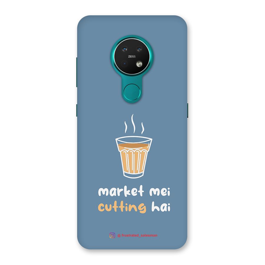 Market Mei Cutting Hai SteelBlue Back Case for Nokia 7.2