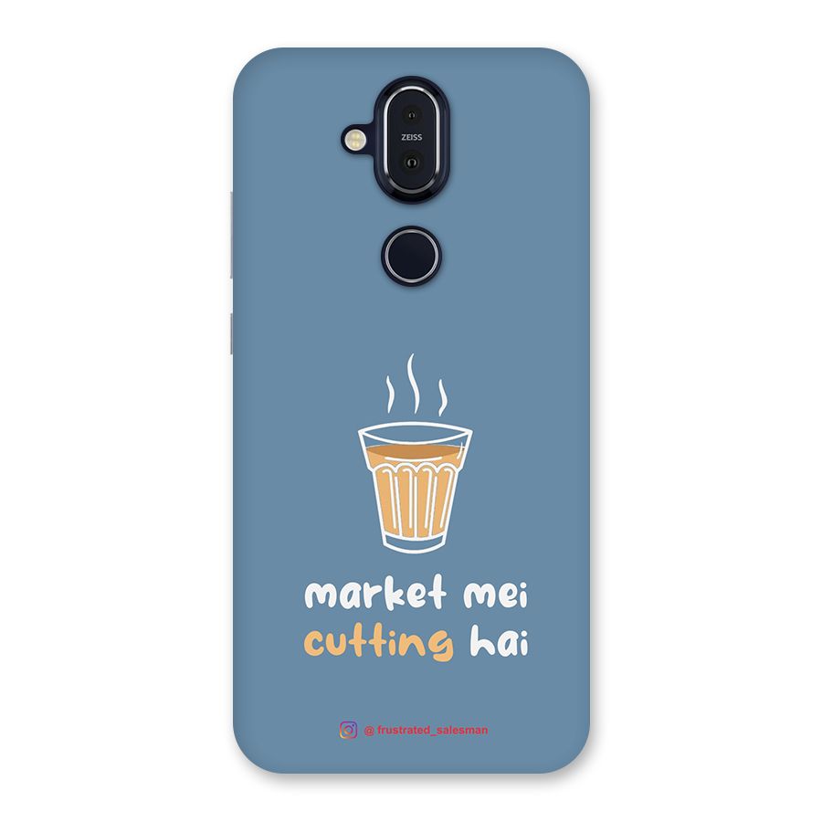 Market Mei Cutting Hai SteelBlue Back Case for Nokia 8.1