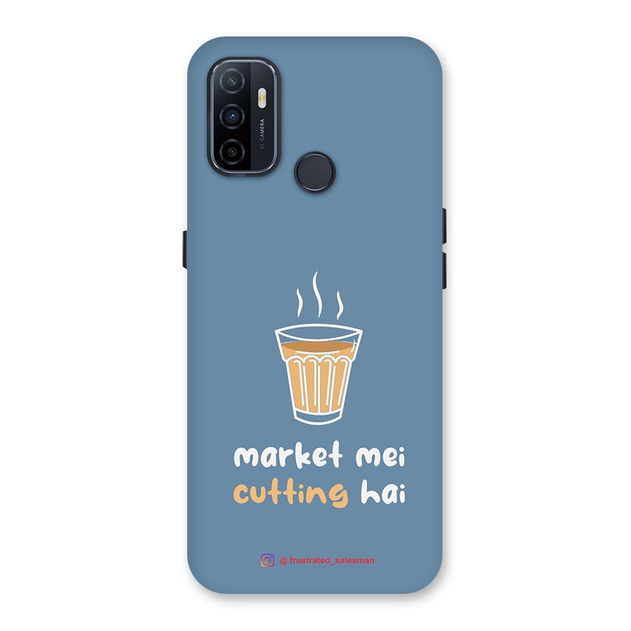Market Mei Cutting Hai SteelBlue Back Case for Oppo A33 (2020)
