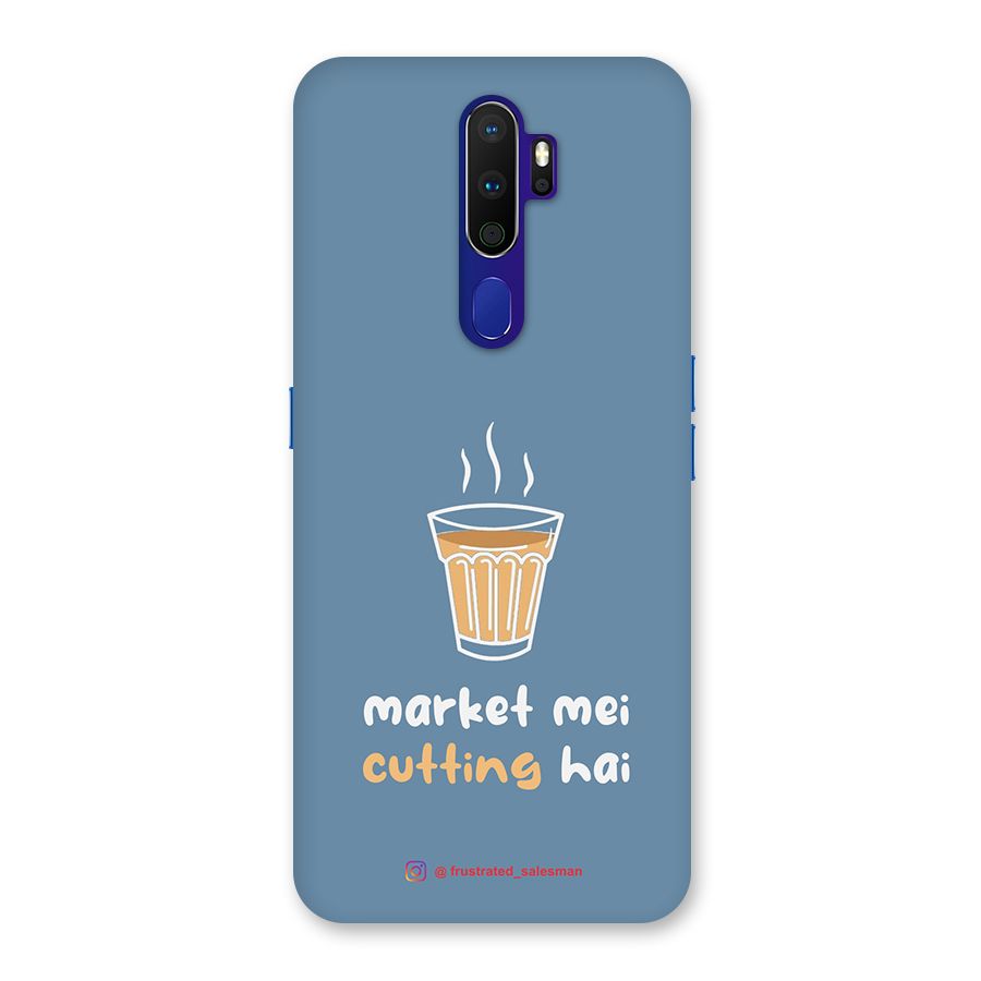 Market Mei Cutting Hai SteelBlue Back Case for Oppo A9 (2020)