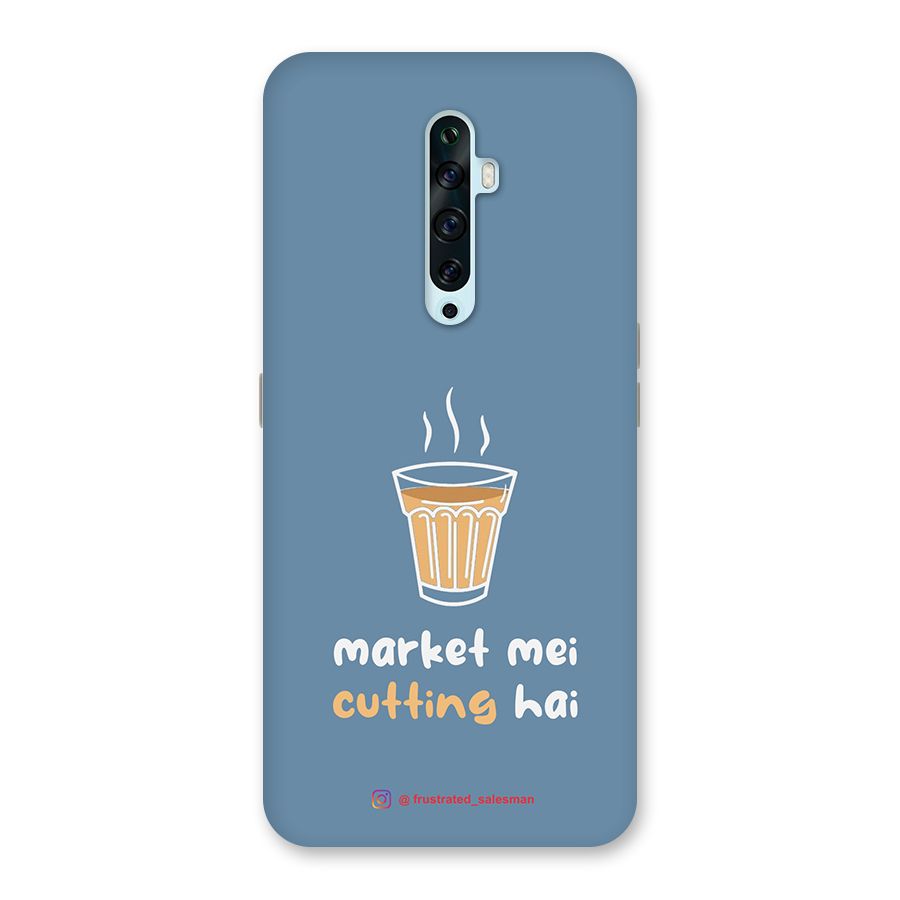 Market Mei Cutting Hai SteelBlue Back Case for Oppo Reno2 F
