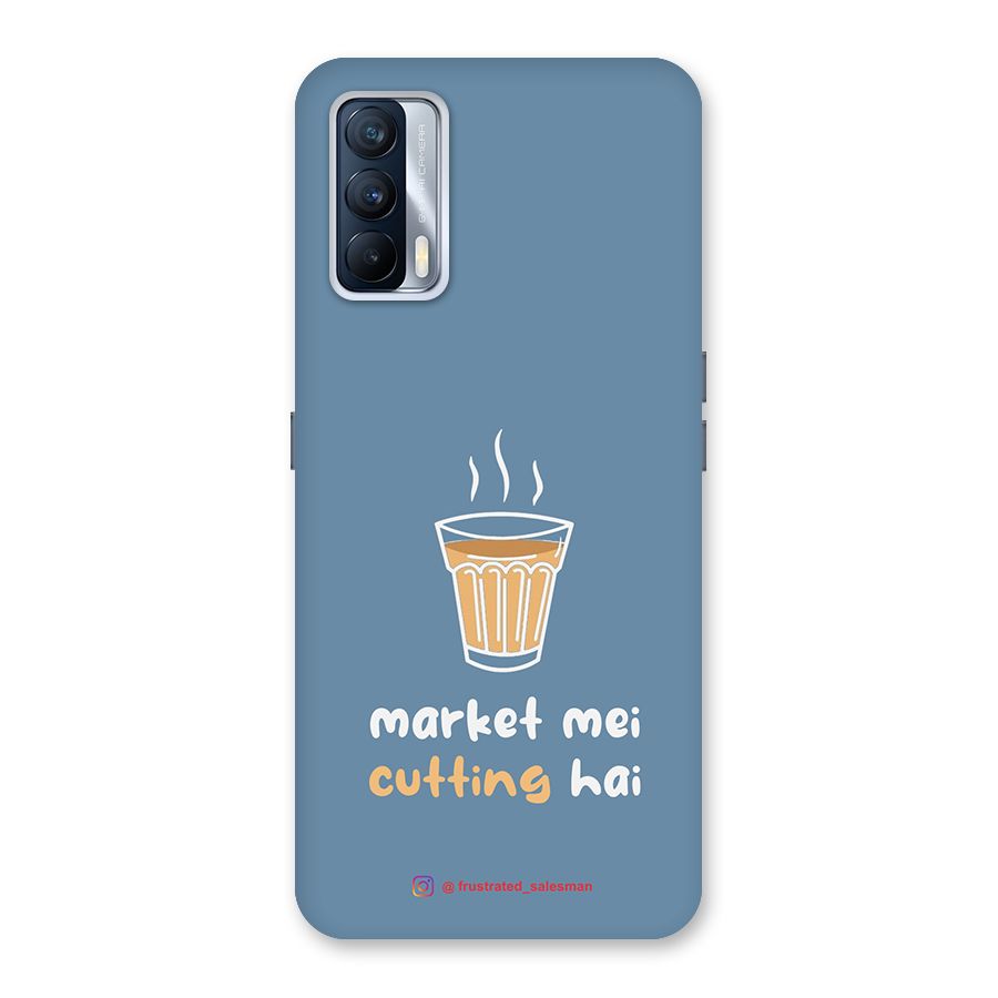 Market Mei Cutting Hai SteelBlue Back Case for Realme X7