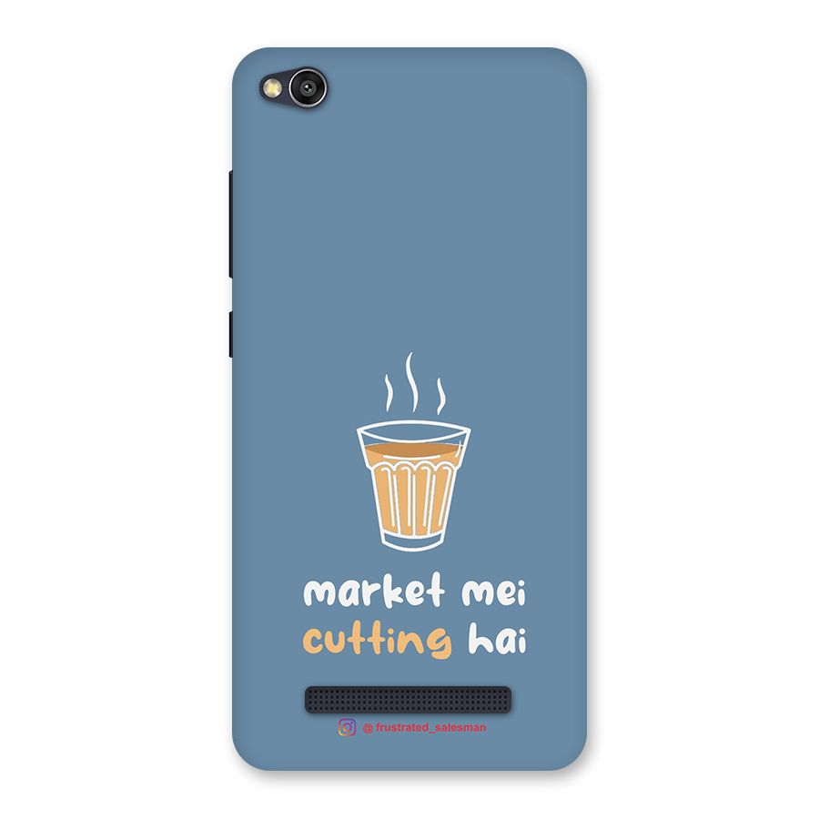Market Mei Cutting Hai SteelBlue Back Case for Redmi 4A