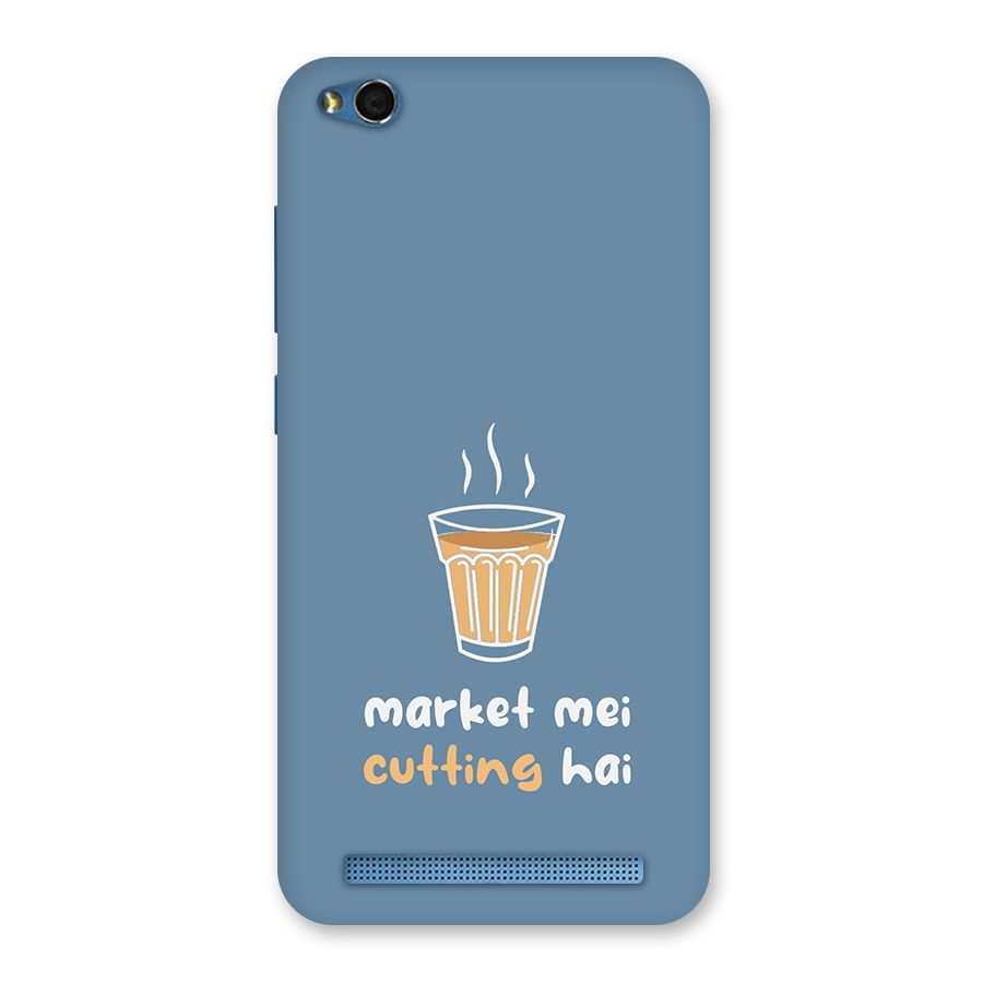 Market Mei Cutting Hai SteelBlue Back Case for Redmi 5A
