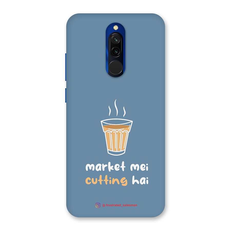 Market Mei Cutting Hai SteelBlue Back Case for Redmi 8