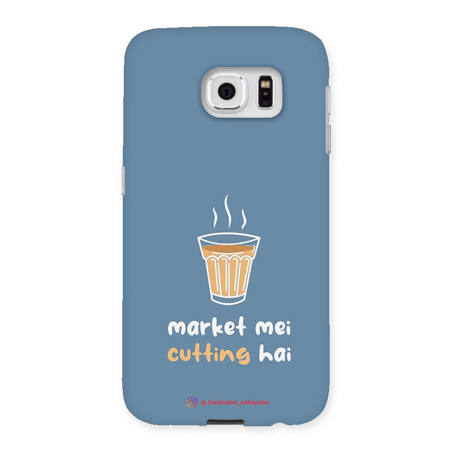 Market Mei Cutting Hai SteelBlue Back Case for Samsung Galaxy S6