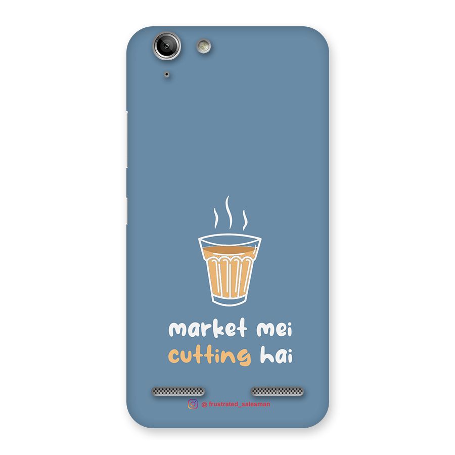 Market Mei Cutting Hai SteelBlue Back Case for Vibe K5