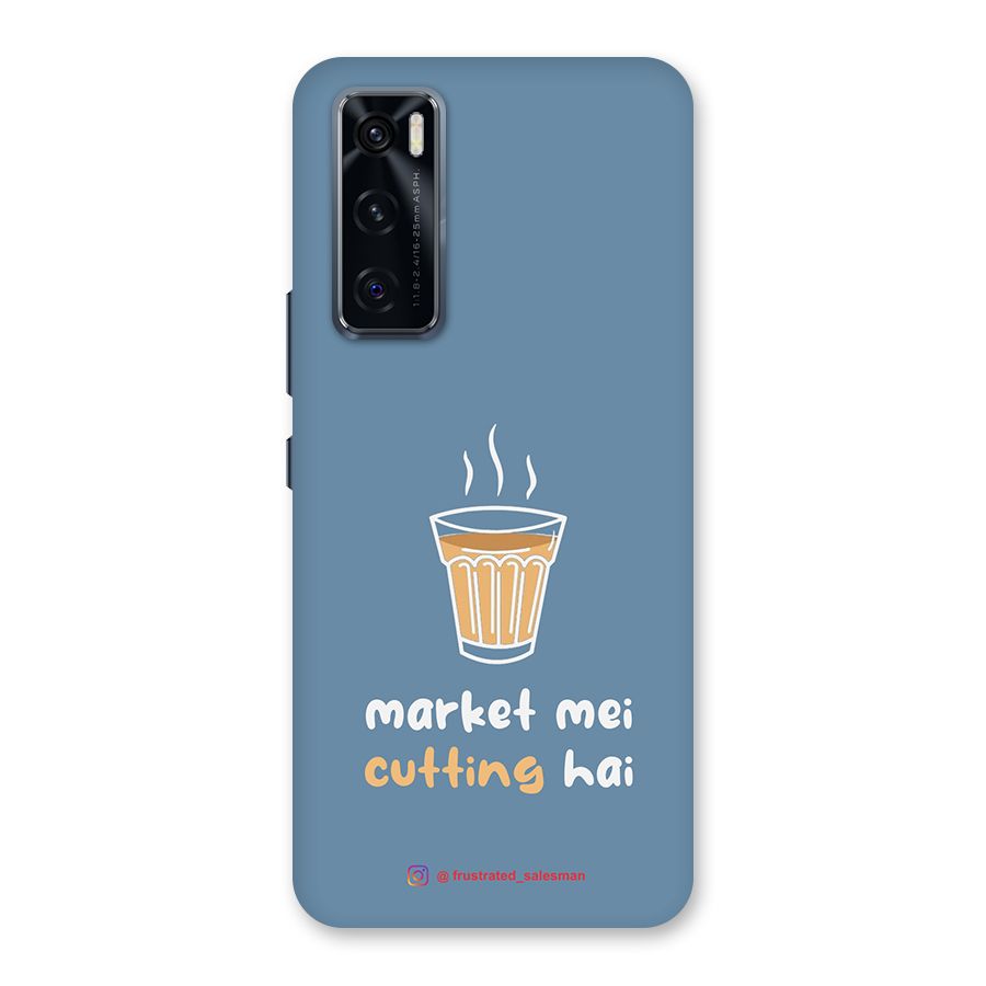 Market Mei Cutting Hai SteelBlue Back Case for Vivo V20 SE