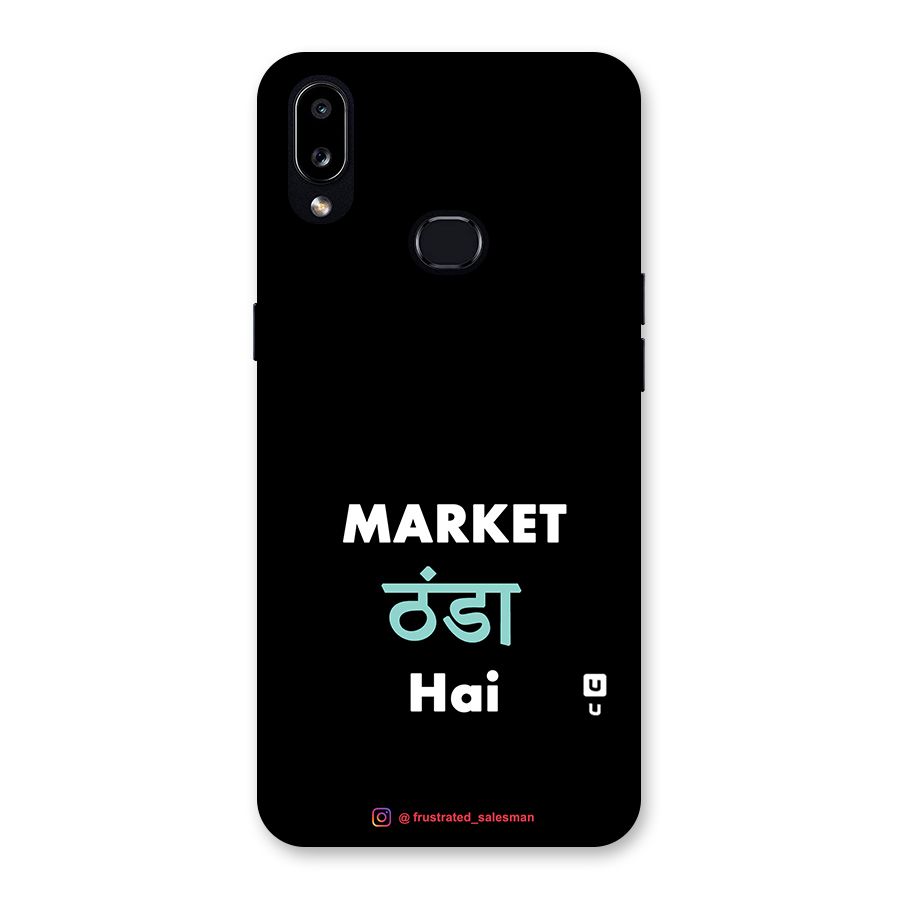 Market Thanda Hai Black Back Case for Galaxy A10s