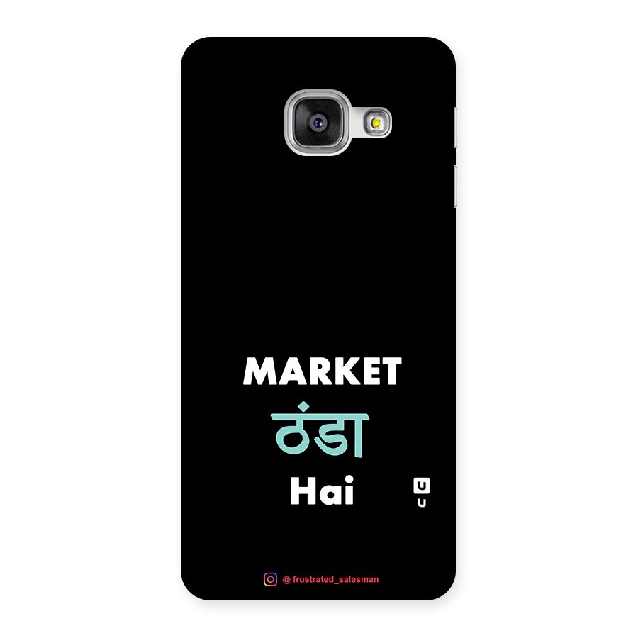 Market Thanda Hai Black Back Case for Galaxy A3 2016
