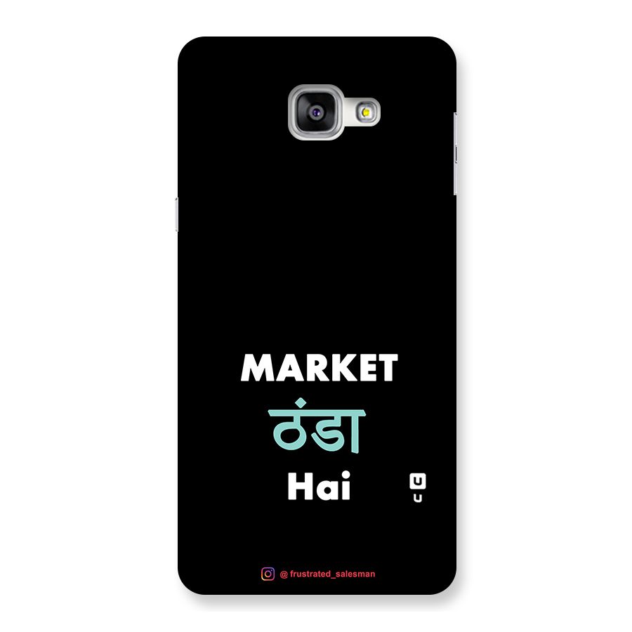 Market Thanda Hai Black Back Case for Galaxy A9
