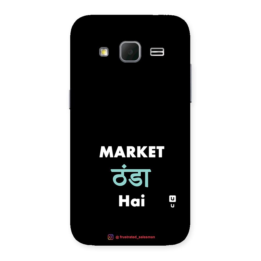 Market Thanda Hai Black Back Case for Galaxy Core Prime