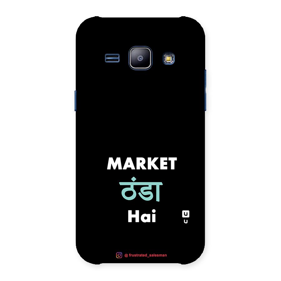 Market Thanda Hai Black Back Case for Galaxy J1