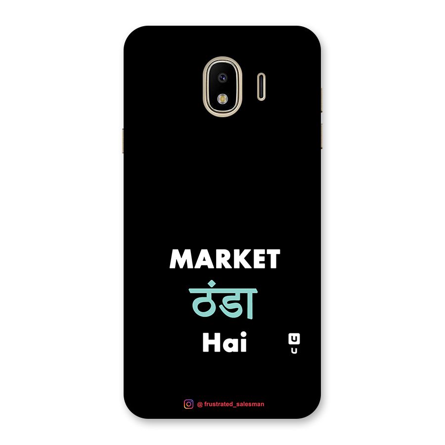 Market Thanda Hai Black Back Case for Galaxy J4