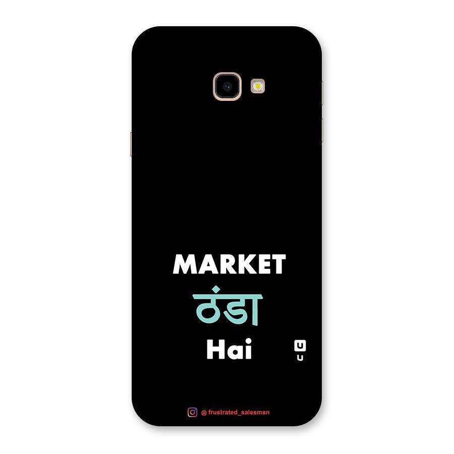 Market Thanda Hai Black Back Case for Galaxy J4 Plus