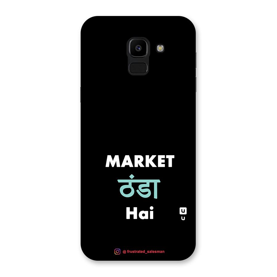 Market Thanda Hai Black Back Case for Galaxy J6