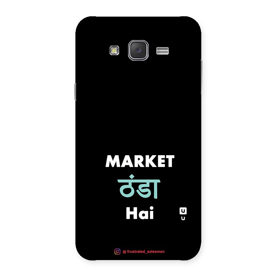 Market Thanda Hai Black Back Case for Galaxy J7