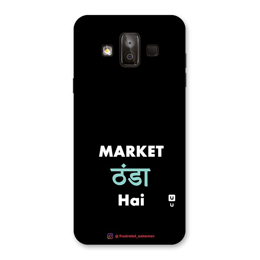 Market Thanda Hai Black Back Case for Galaxy J7 Duo