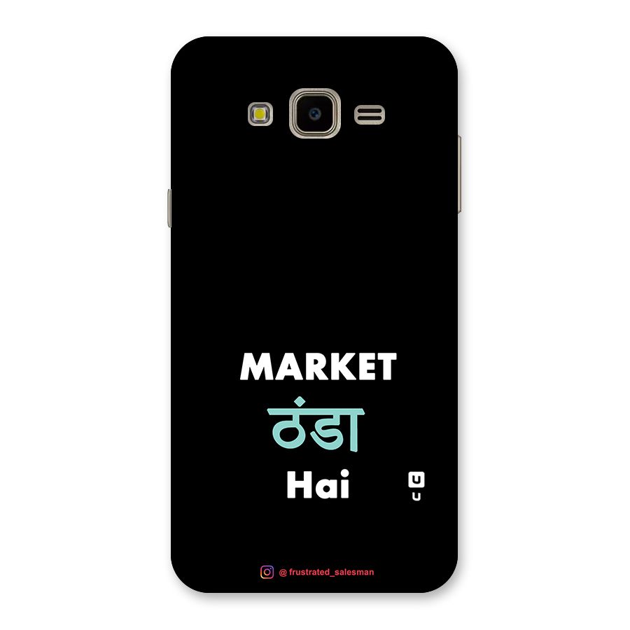 Market Thanda Hai Black Back Case for Galaxy J7 Nxt