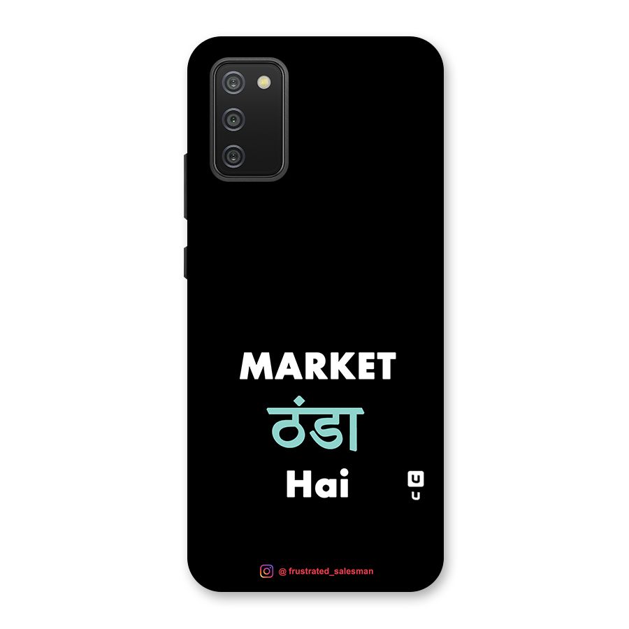 Market Thanda Hai Black Back Case for Galaxy M02s