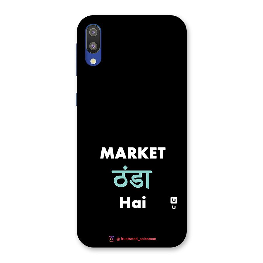 Market Thanda Hai Black Back Case for Galaxy M10