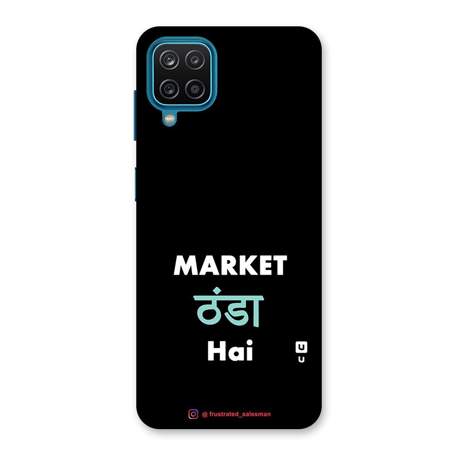 Market Thanda Hai Black Back Case for Galaxy M12