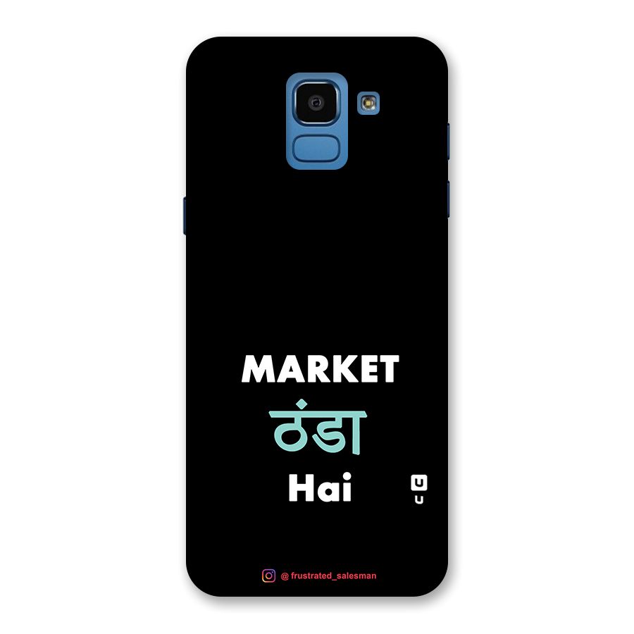 Market Thanda Hai Black Back Case for Galaxy On6