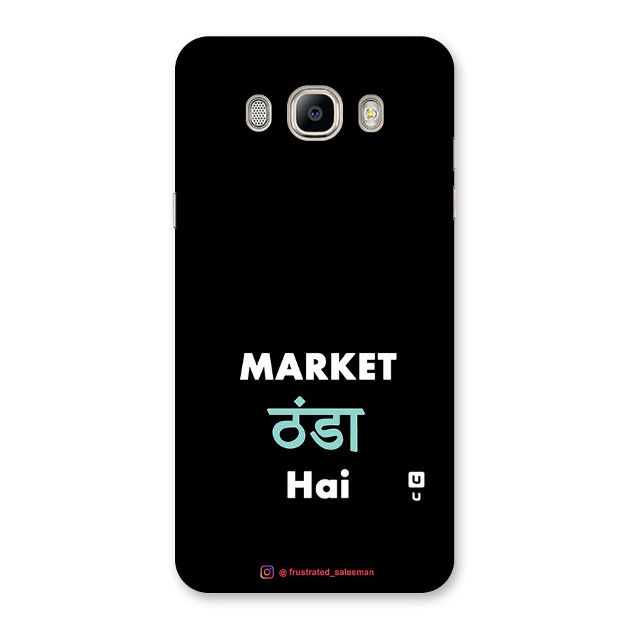 Market Thanda Hai Black Back Case for Galaxy On8