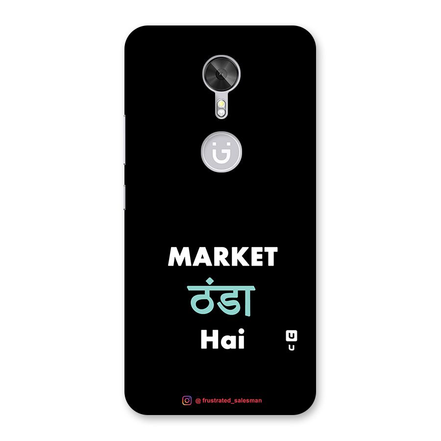 Market Thanda Hai Black Back Case for Gionee A1