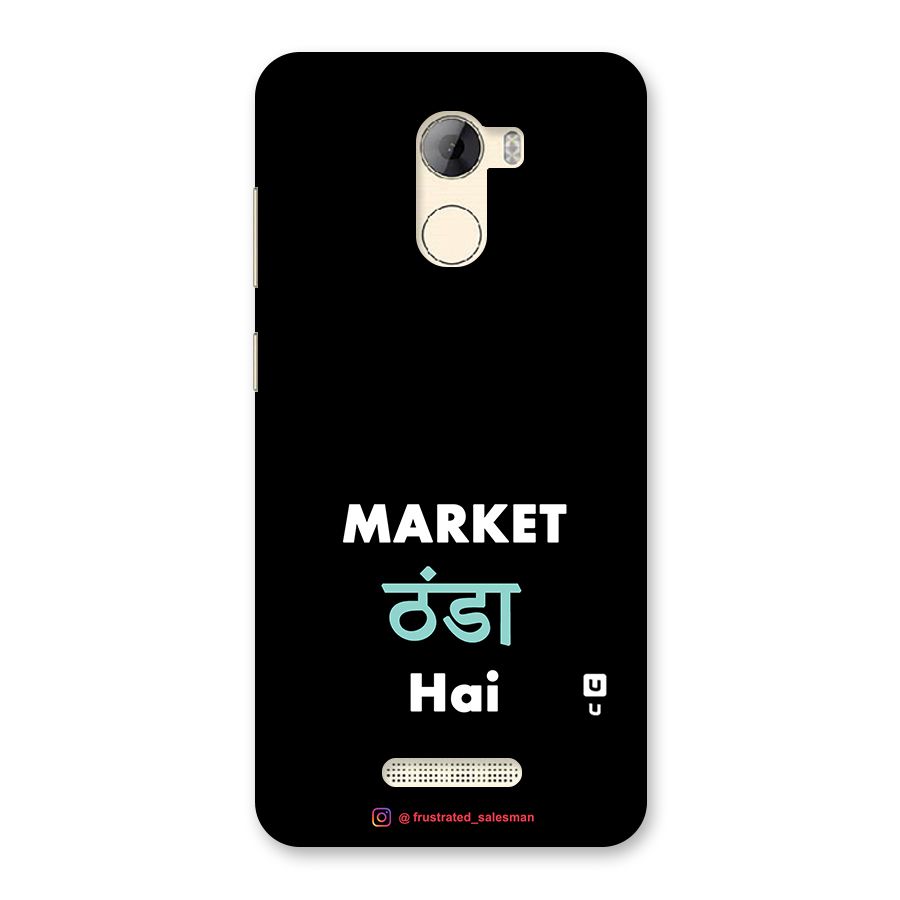 Market Thanda Hai Black Back Case for Gionee A1 LIte