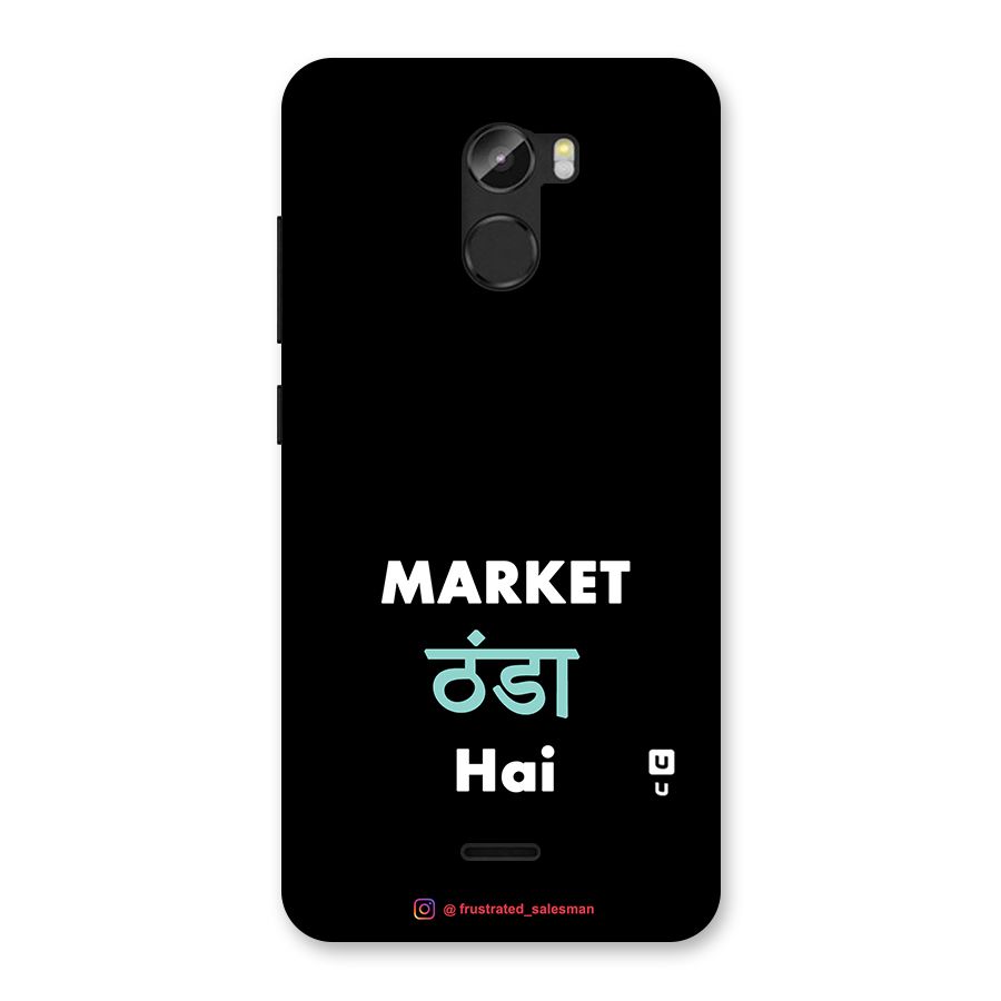 Market Thanda Hai Black Back Case for Gionee X1