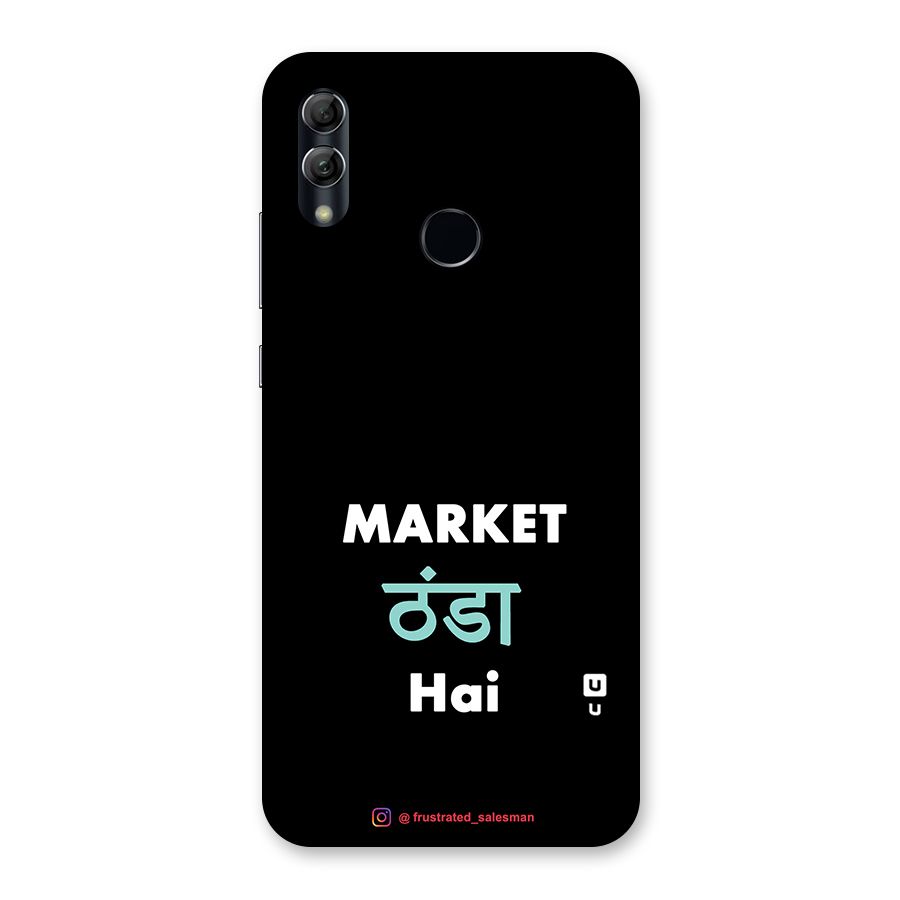 Market Thanda Hai Black Back Case for Honor 10 Lite