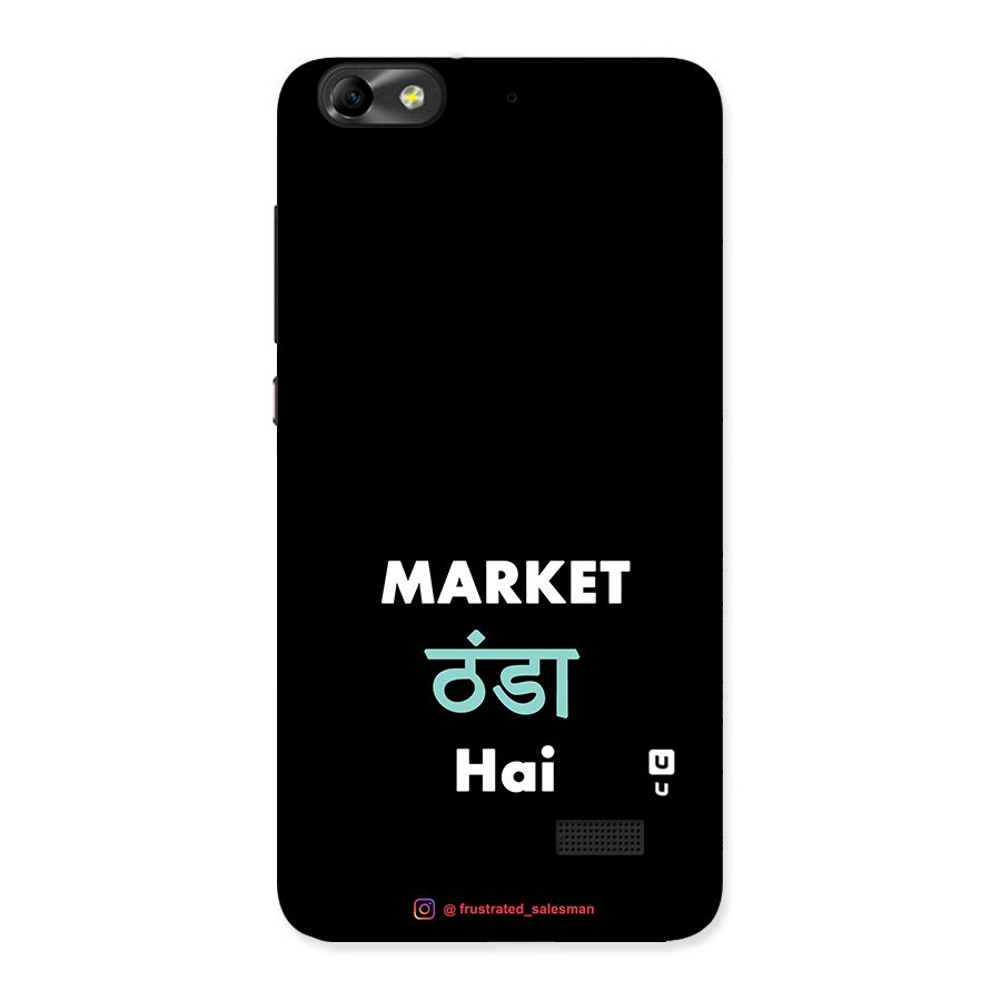 Market Thanda Hai Black Back Case for Honor 4C