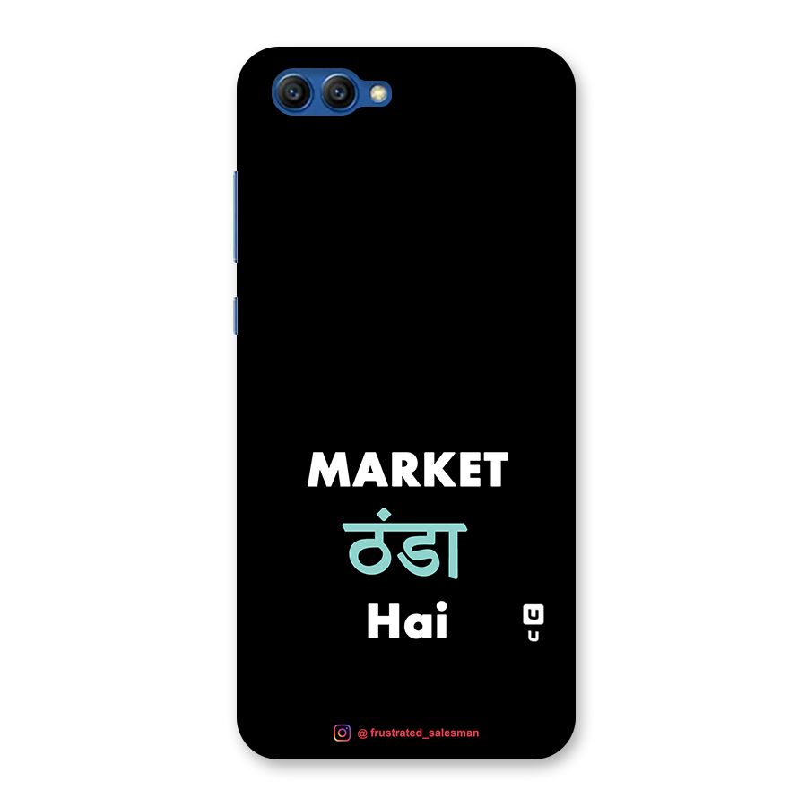 Market Thanda Hai Black Back Case for Honor View 10