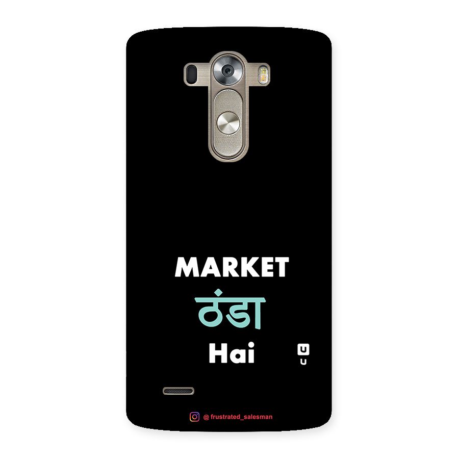 Market Thanda Hai Black Back Case for LG G3