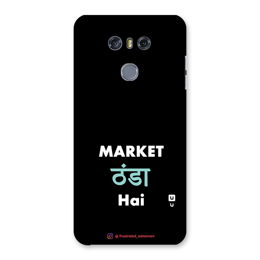 Market Thanda Hai Black Back Case for LG G6