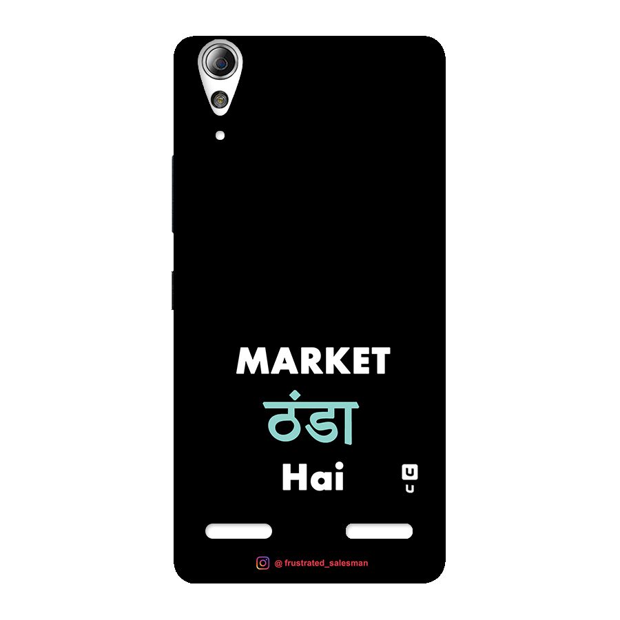 Market Thanda Hai Black Back Case for Lenovo A6000
