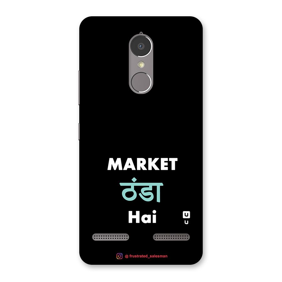 Market Thanda Hai Black Back Case for Lenovo K6