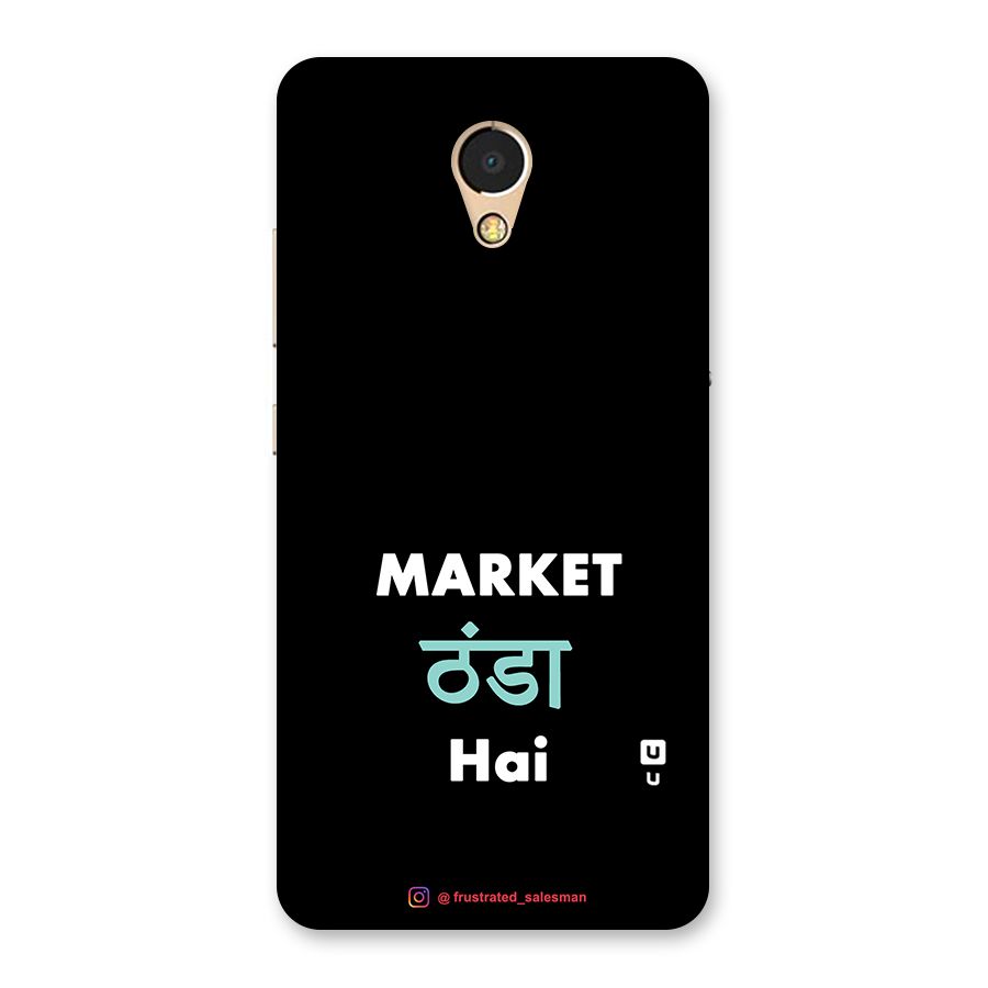Market Thanda Hai Black Back Case for Lenovo P2