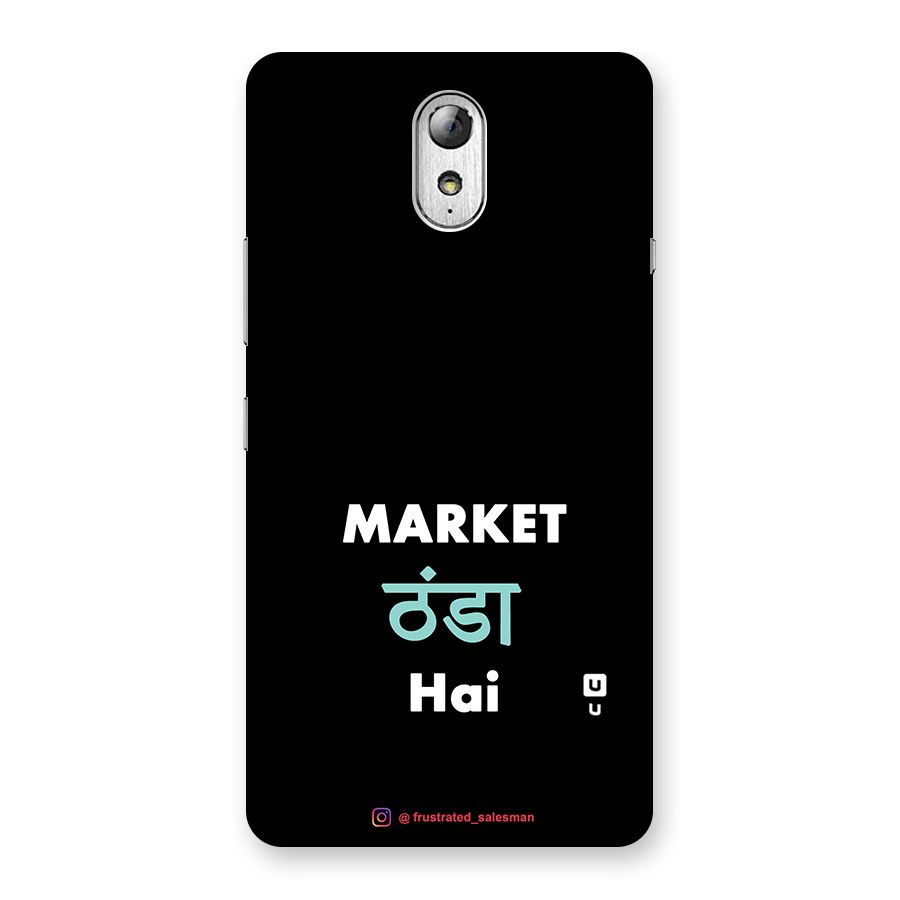 Market Thanda Hai Black Back Case for Lenovo Vibe P1M