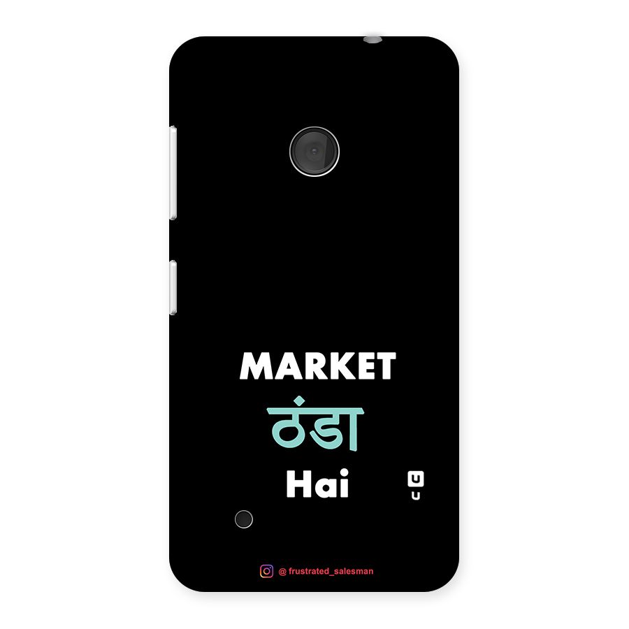 Market Thanda Hai Black Back Case for Lumia 530