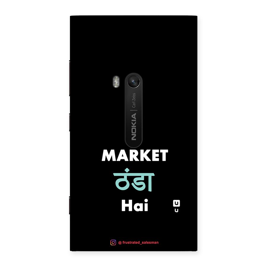 Market Thanda Hai Black Back Case for Lumia 920