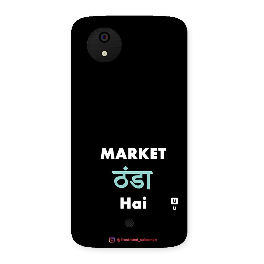 Market Thanda Hai Black Back Case for Micromax Canvas A1