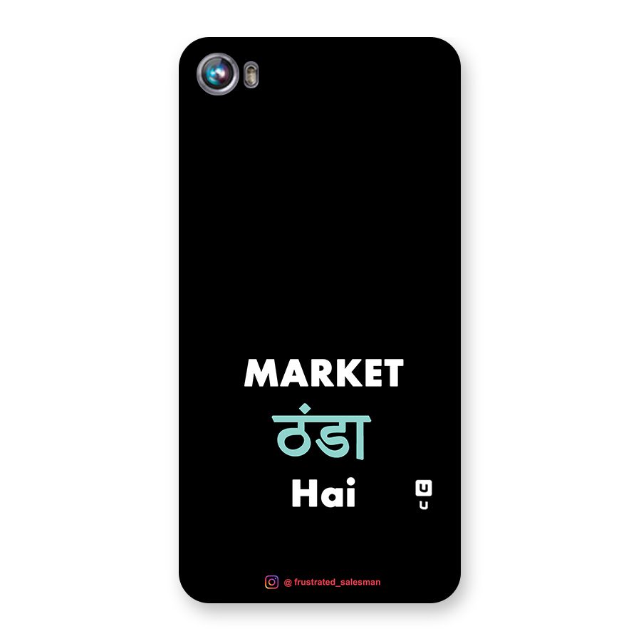 Market Thanda Hai Black Back Case for Micromax Canvas Fire 4 A107