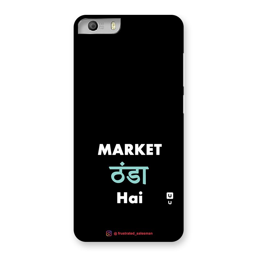 Market Thanda Hai Black Back Case for Micromax Canvas Knight 2