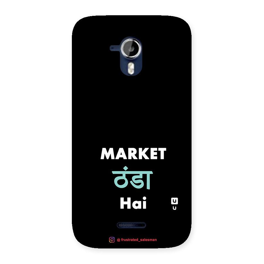 Market Thanda Hai Black Back Case for Micromax Canvas Magnus A117